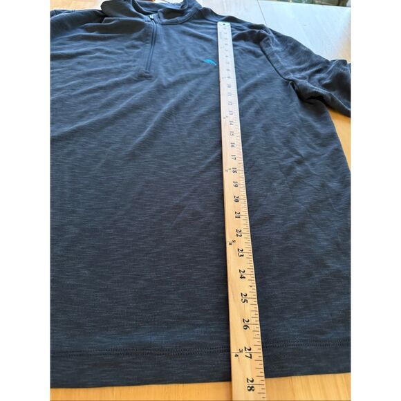 Tommy Bahama TENCEL™ Modal Quarter-Zip Pullover – Black , XXL NWT - Picture 6 of 10